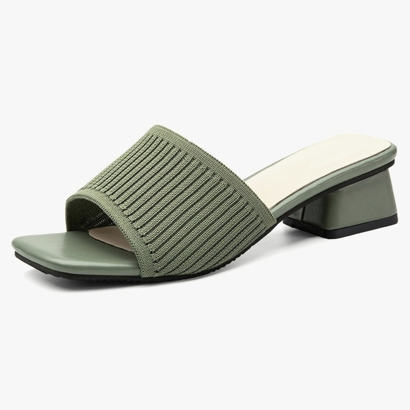 Women's Knit Mule Sandals #938 - Picture 10 of 14